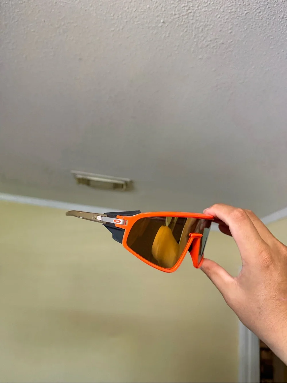 Orange Sport Sunglasses with Amber Lenses Oakley